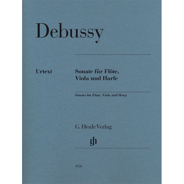 Sonata for Flute, Viola and Harp, Claude Debussy - Flute, Viola and Harp