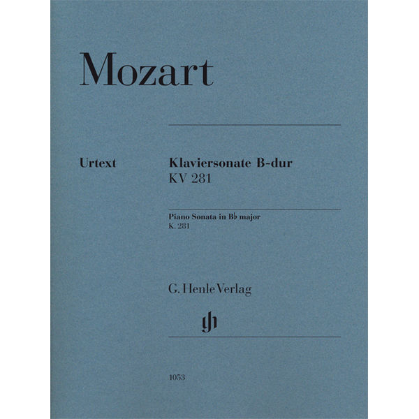 Piano Sonata in B flat major K. 281, Wolfgang Amadeus Mozart - Piano solo