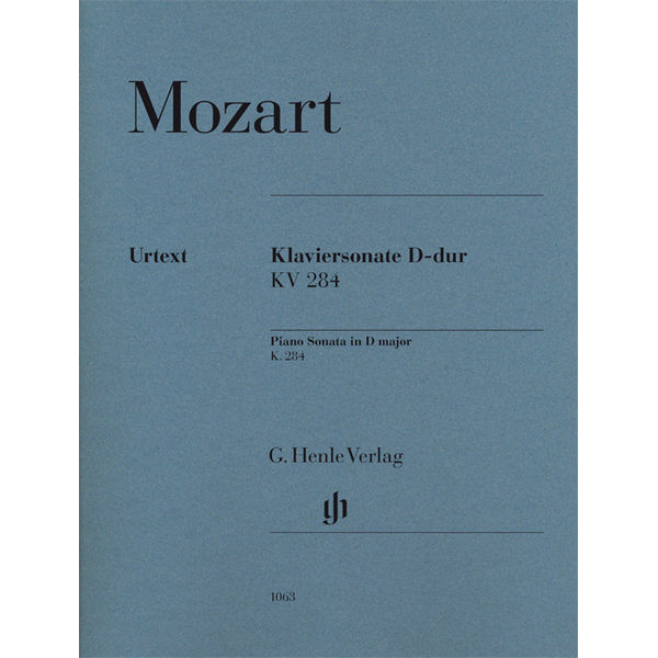 Piano Sonata in D major K. 284, Wolfgang Amadeus Mozart - Piano solo