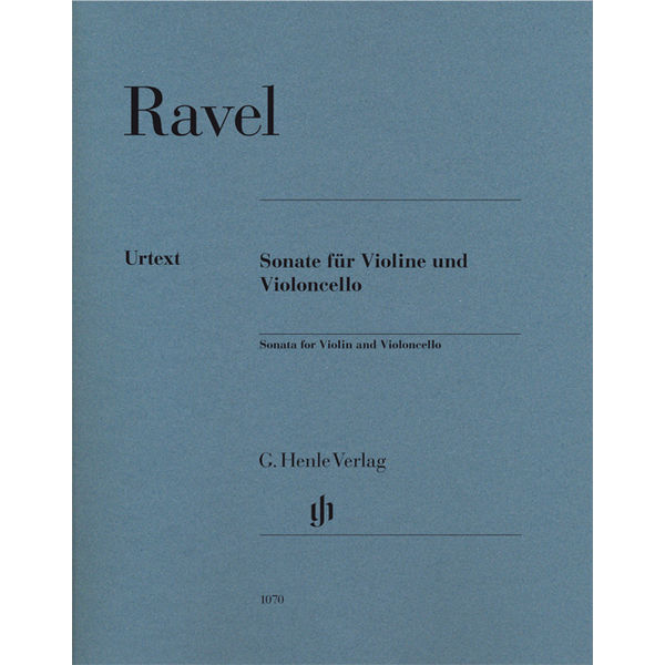 Sonata for Violin and Violoncello, Maurice Ravel - Violin and Violoncello