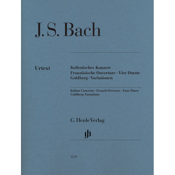 Italian Concerto, French Overture, Four Duets, Goldberg Variations (Edition without fingering) , Johann Sebastian Bach - Piano solo