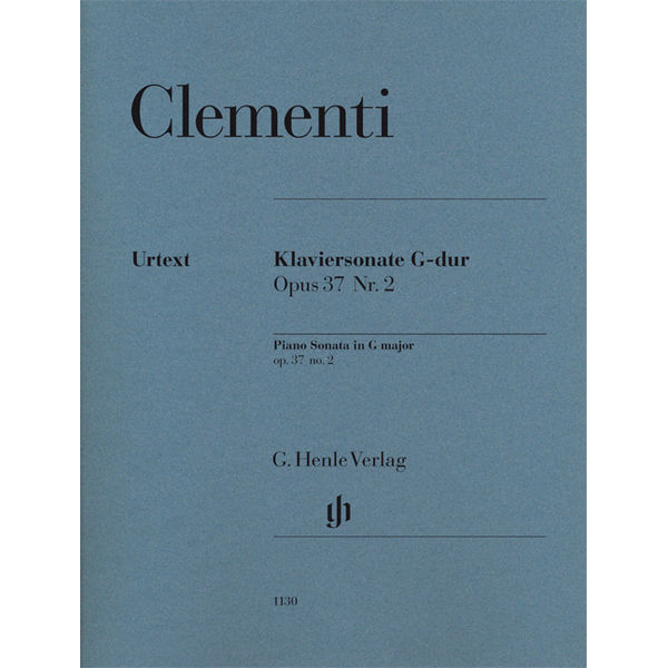 Piano Sonata in G major op. 37 no. 2, Muzio Clementi - Piano solo