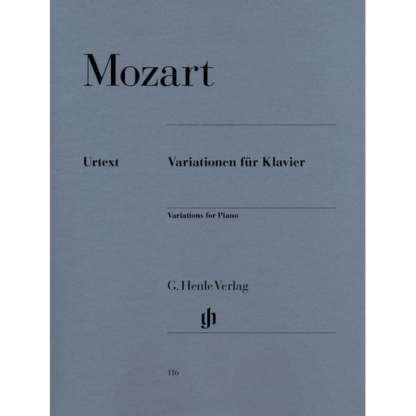 Piano Variations, Wolfgang Amadeus Mozart - Piano solo