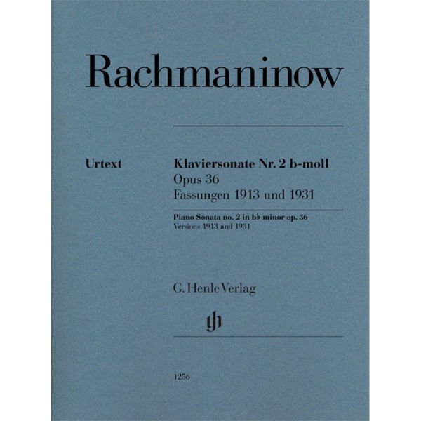 Piano Sonata no. 2 in b-minor op. 36, Rachmaninow, Piano