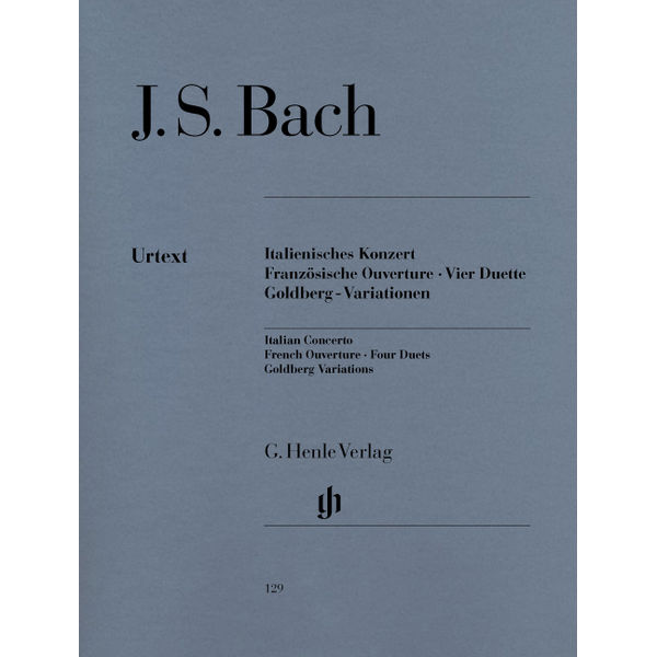 Italian Concerto, French Overture, Four Duets, Goldberg Variations, Johann Sebastian Bach - Piano solo