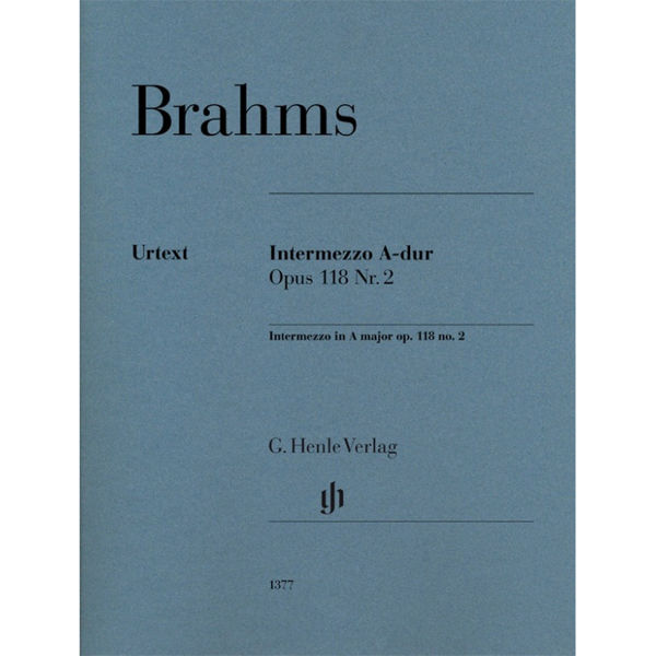 Intermezzo A-dur op. 118 no. 2,  Johannes Brahms - Piano