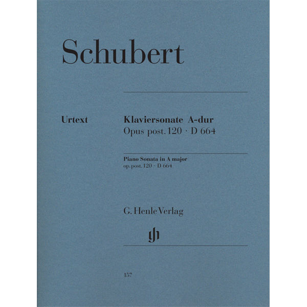Piano Sonata A major, op. post. 120 D 664, Franz Schubert - Piano solo