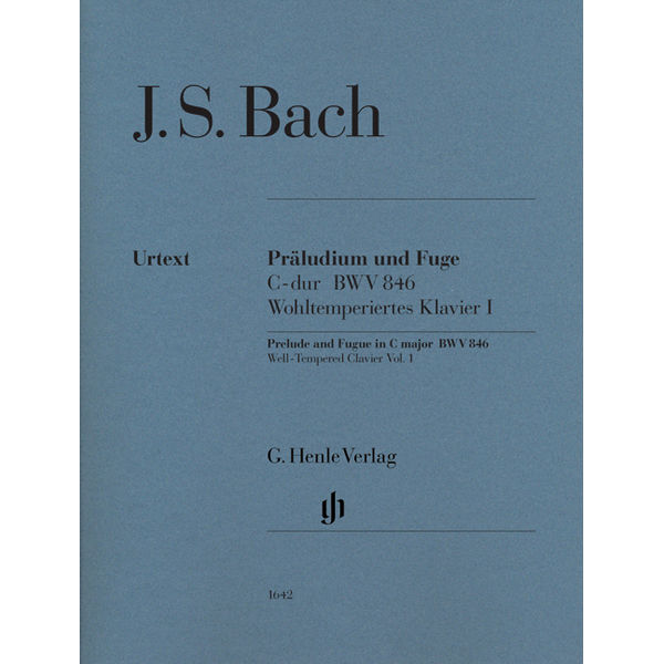 Prelude and Fugue C major BWV 846 (from Well-Tempered Clavier Part I) (Edition without fingering) , Johann Sebastian Bach - Piano solo