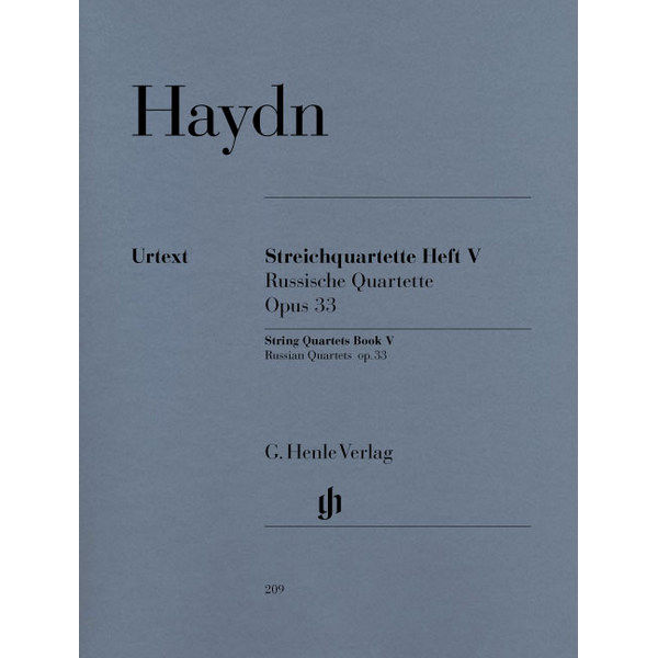 String Quartets Book V op. 33 (Russian Quartets) , Joseph Haydn - String Quartet