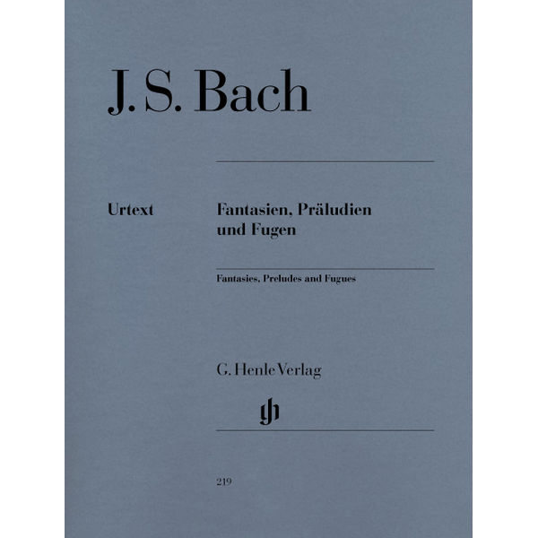 Fantasies, Preludes and Fugues, Johann Sebastian Bach - Piano solo