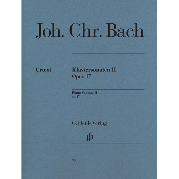 Piano Sonatas, Volume II, op. 17, Johann Christian Bach - Piano solo