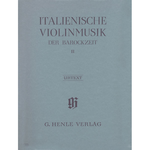 Italien Violin Music of the Baroque Era, Volume II,  - Violin and Piano