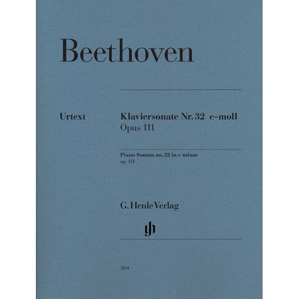 Piano Sonata No. 32 c minor op. 111, Ludwig van Beethoven - Piano solo