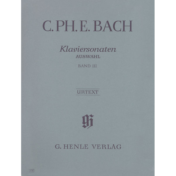 Selected Piano Sonatas, Volume III, Carl Philipp Emanuel Bach - Piano solo