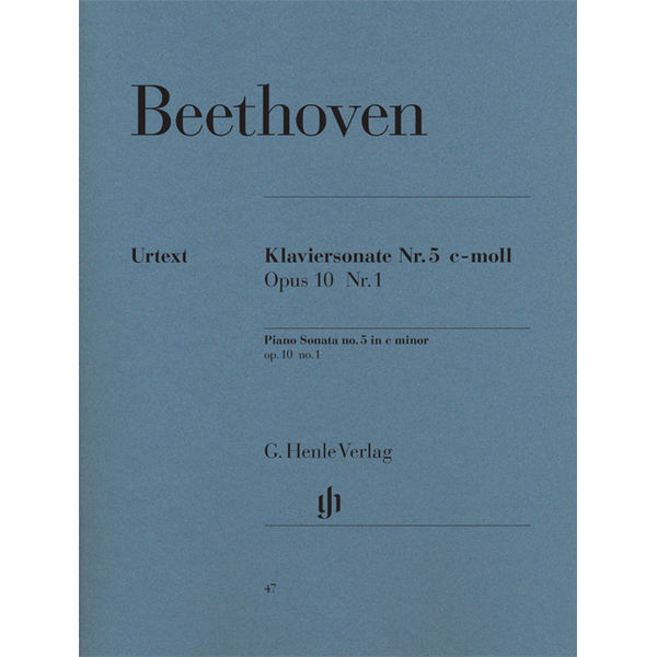 Piano Sonata No. 5 c minor op. 10,1, Ludwig van Beethoven - Piano solo
