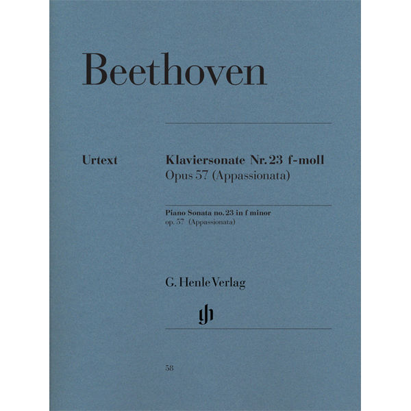 Piano Sonata No. 23 f minor op. 57 [Appassionata], Ludwig van Beethoven - Piano solo