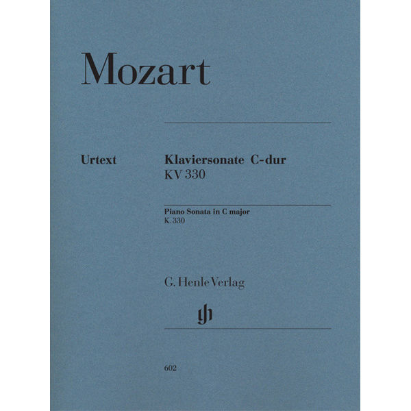 Piano Sonata C major K. 330 (300h), Wolfgang Amadeus Mozart - Piano solo