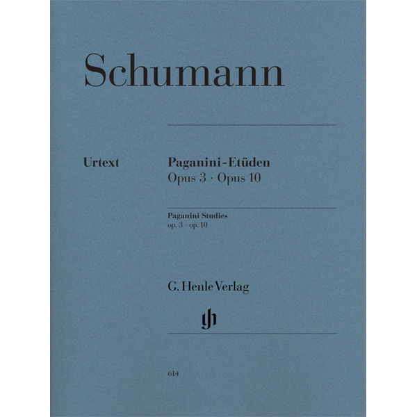 Paganini Studies op. 3 and op. 10, Robert Schumann - Piano solo