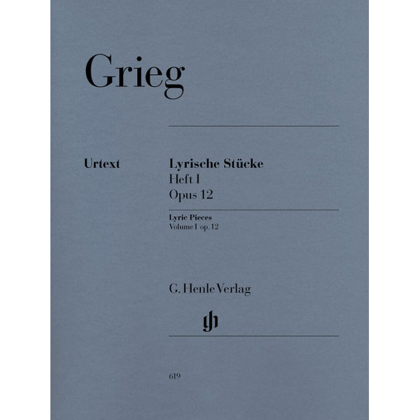 Lyric Pieces Volume I, op. 12, Edvard Grieg - Piano solo