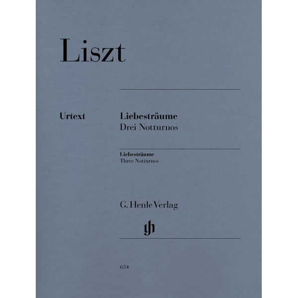 Liebestraume, 3 Notturnos, Franz Liszt - Piano solo