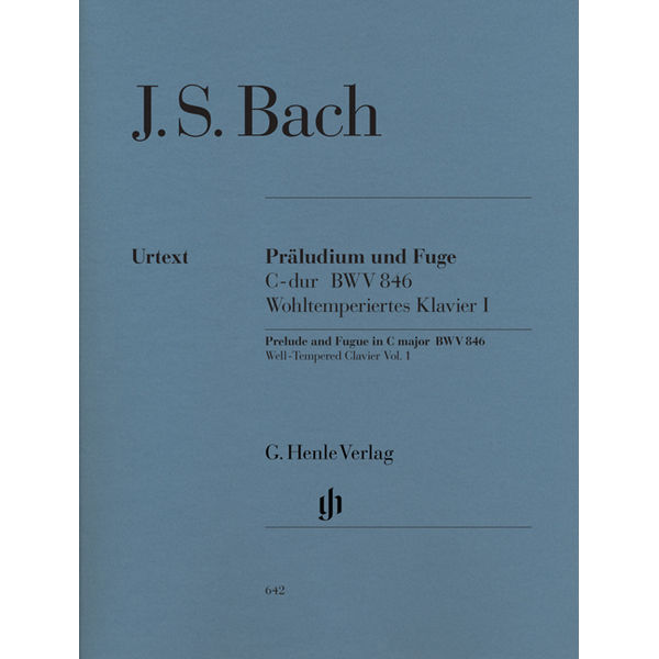 Prelude and Fugue C major (from the Well-Tempered Clavier part I) BWV 846, Johann Sebastian Bach - Piano solo
