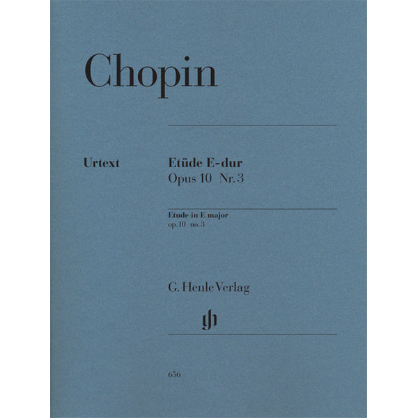 Etude E major op. 10,3, Frederic Chopin - Piano solo