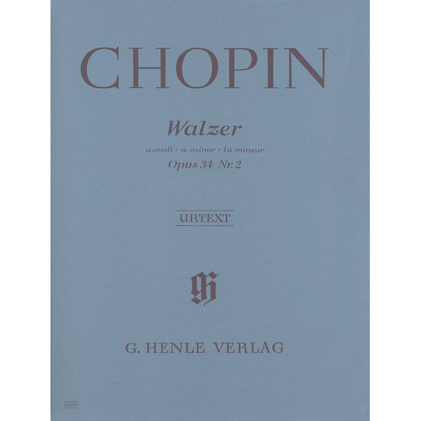 Waltz a minor op. 34,2, Frederic Chopin - Piano solo
