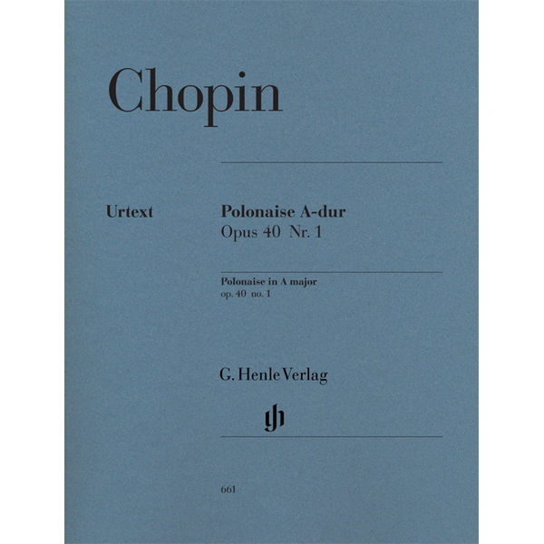 Polonaise A major op. 40,1 [Militaire], Frederic Chopin - Piano solo