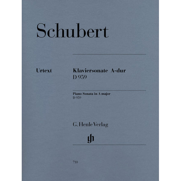 Piano Sonata A major D 959, Franz Schubert - Piano solo