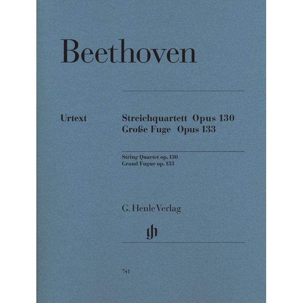 String Quartet in Bb major op. 130 and Great Fugue op. 133, Ludwig van Beethoven - String quartet