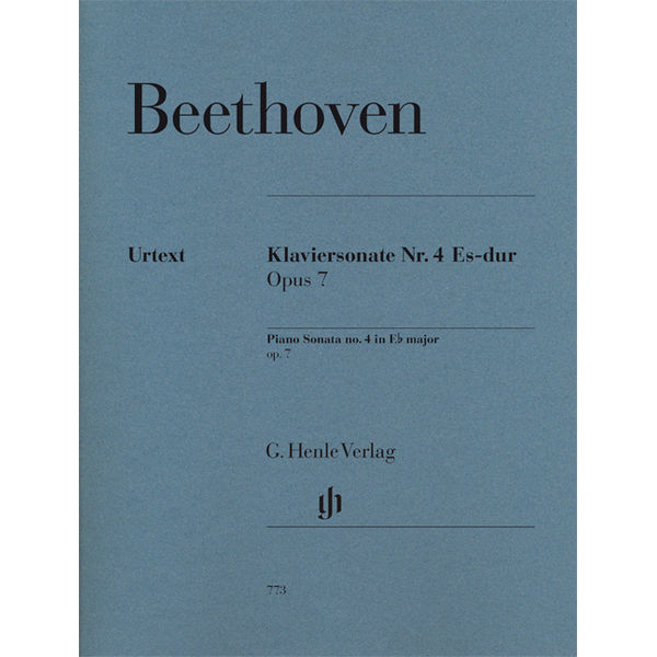 Piano Sonata no. 4 in Eb major op. 7, Ludwig van Beethoven - Piano solo