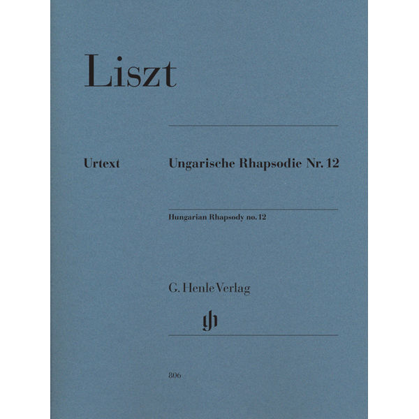 Hungarian Rhapsody no. 12, Franz Liszt - Piano solo