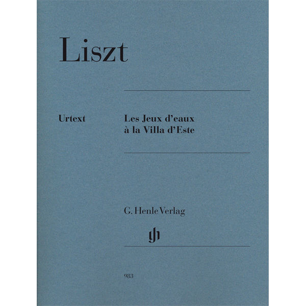 Les Jeux d'eaux à la Villa d'Este, Franz Liszt - Piano solo