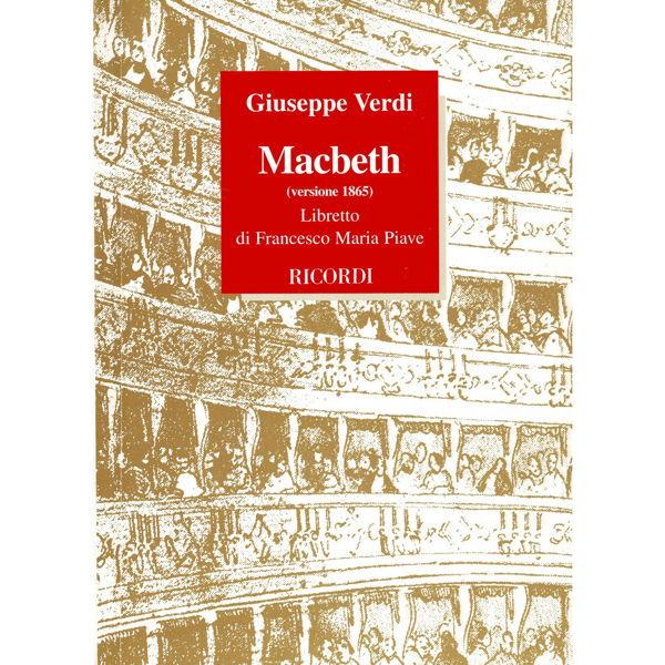 Macbeth, Guiseppe Verdi. Book Libretto Italian (Versione 1865)
