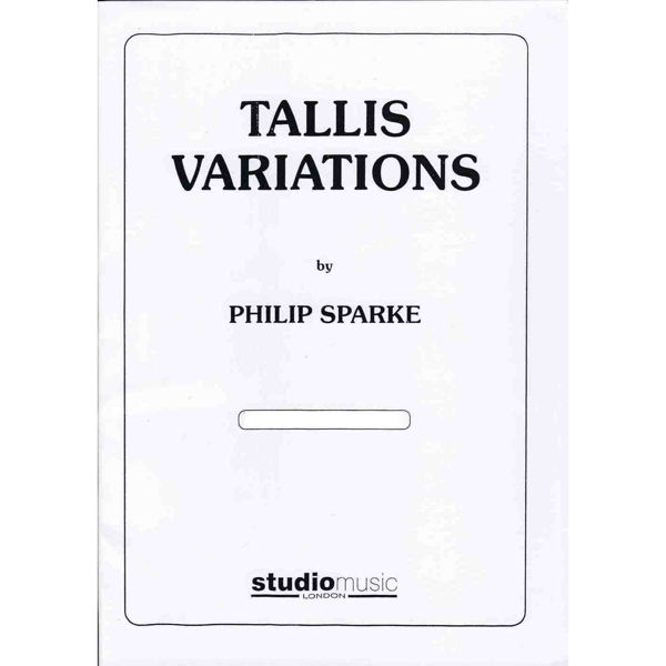Tallis Variations, Philip Sparke Brass Band Score