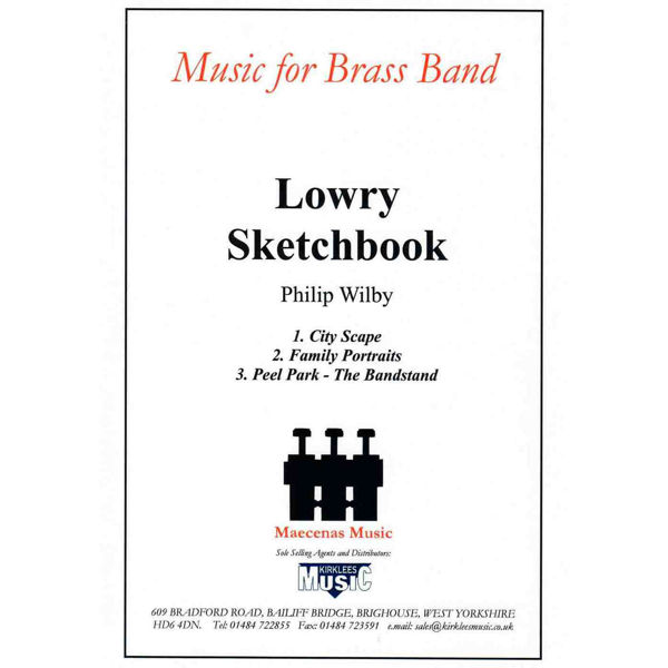 Lowry Sketchbook, Philip Wilby. Brass Band