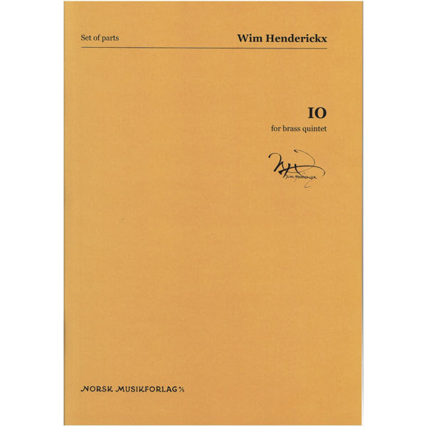 IO, Wim Henderickx - Partitur Brass Kvintett