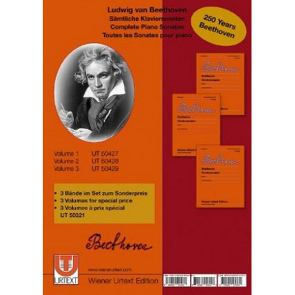 Complete Piano Sonatas, Ludwig van Beethoven (Vol 1-2-3)