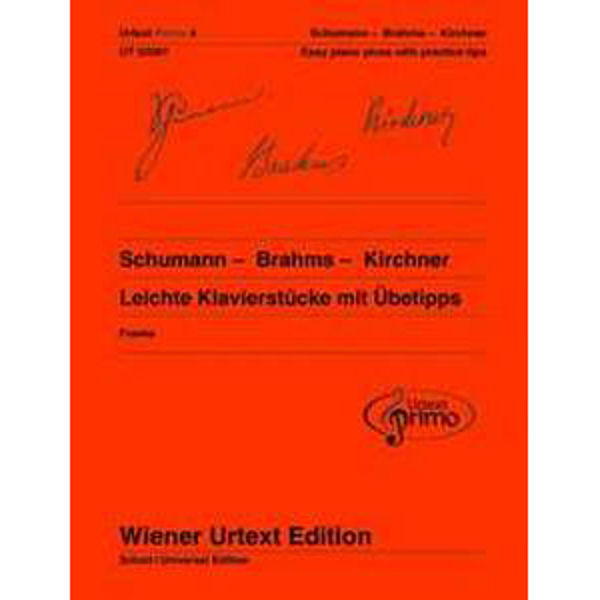 Leichte Piano Pieces (Easy Piano Pieces) for piano. Schumann, Brahms, Kirchner