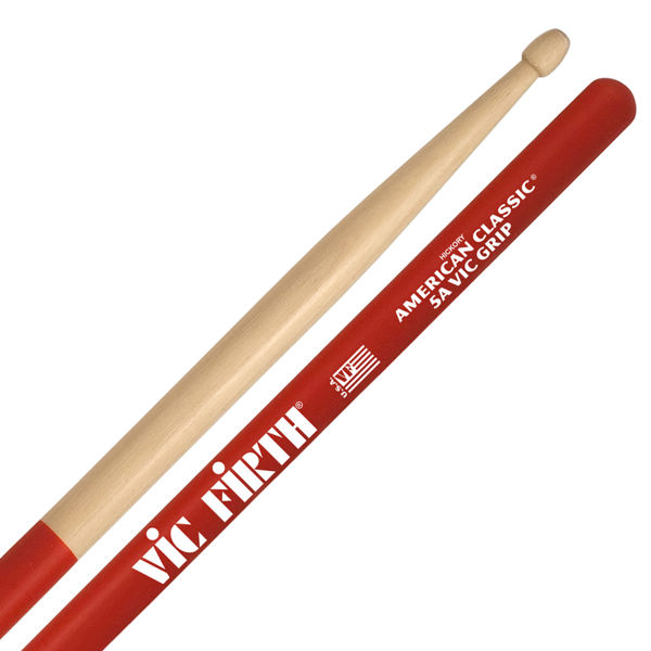 Trommestikker Vic Firth American Classic 5AVG, Vic Grip, Hickory, Wood Tip
