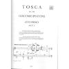 Tosca, Puccini, Opera Vocal Score