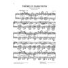 Theme et Variations op. 73 for Piano, Faure, Gabriel - Piano solo