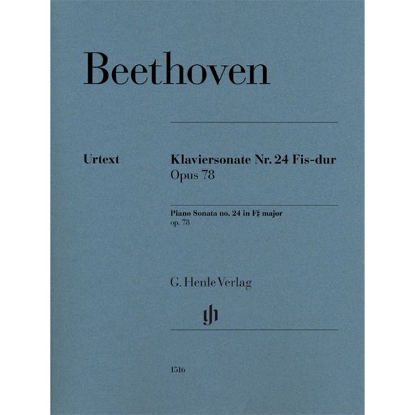 Piano Sonata no. 24 F#--dur Op. 78, Ludwig van Beethoven - Piano solo