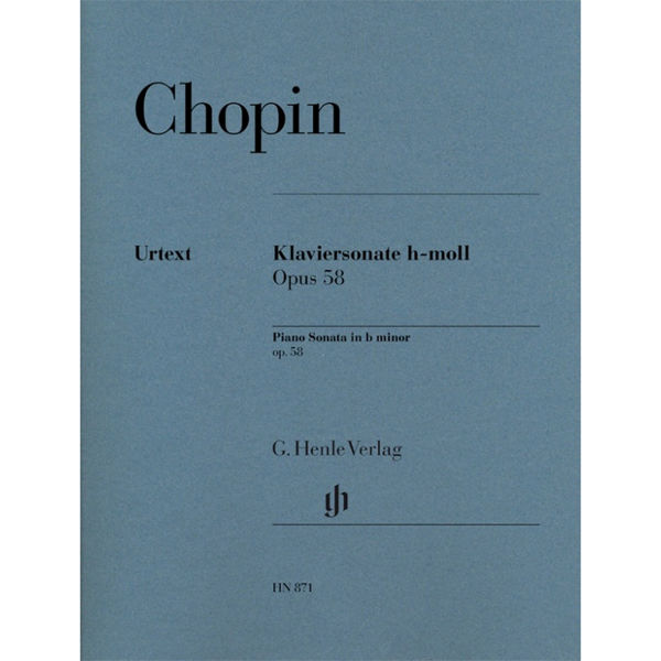 Piano Sonata b minor op. 58, Frédéric Chopin - Piano solo