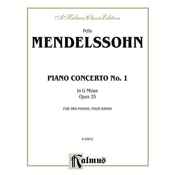 Piano Concerto No. 1 G minor Op. 25 (Piano Duet) Mendelssohn