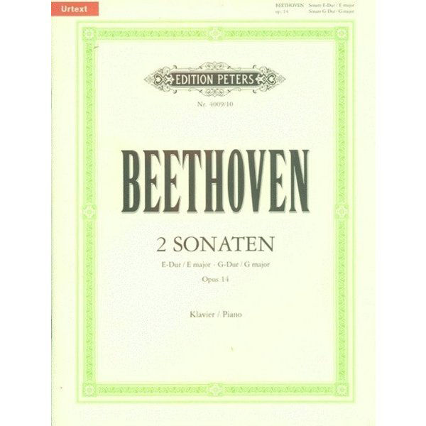 Sonatas Op.14 Nos. 1 & 2, Ludwig van Beethoven - Piano Solo