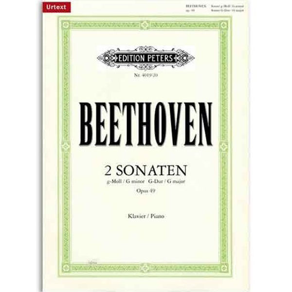 Sonatas in G major and G minor Op.49, Nos. 1 & 2, Ludwig van Beethoven - Piano Solo