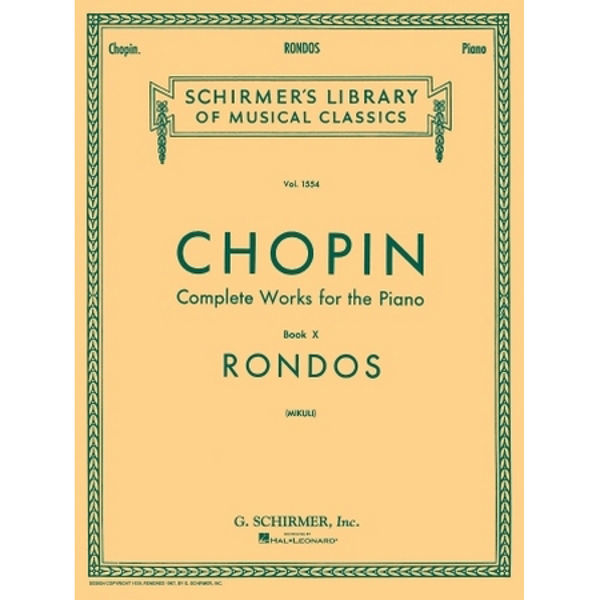 Rondos (Mikuli), Chopin - Piano