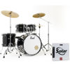 Slagverk Pearl Roadshow RS525SBC/C31, 22 m/Stativer, Cymbaler og Stol, Chrome Hwd, Jet Black