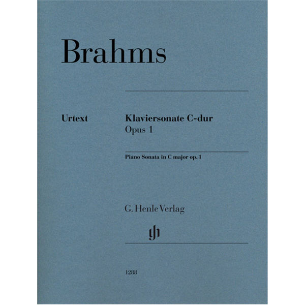 Piano Sonata in C op. 1, Johannes Brahms - Piano